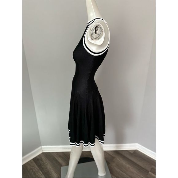 Balmain Pleated Knit Skater Minidress US 2 $2400 - Picture 7 of 12